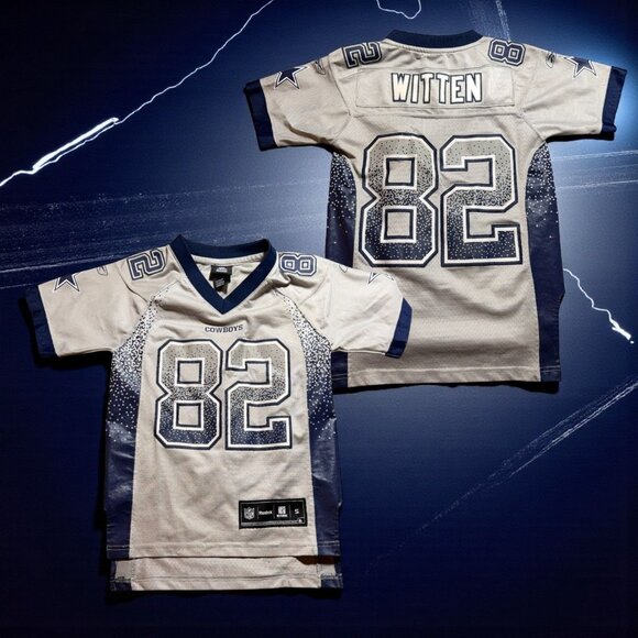 Reebok NFL Dallas Cowboys Jason Witten 82 Youth Jersey Small S Polyester - Picture 1 of 12
